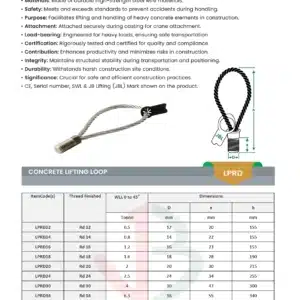 concrete lifting loop 6 concrete-lifting-loop-datasheet-saudi-arabia-ksa