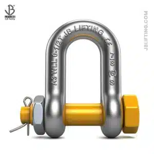 safe and secure trading company 37 d-shaped-forged-chain-shackle-with-bolt-pin-saudi-arabia-ksa