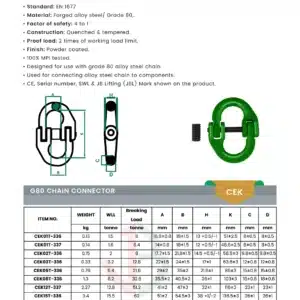 g80 chain connector 5 g80-chain-connector-datasheet-in-saudi-arabia