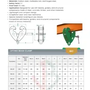 lifting-beam-clamp-datasheet-in-saudi-arabia