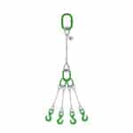 FIVE LEG STEEL WIRE ROPE SLINGS WITH SWIVEL SLING HOOK