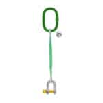 one leg web sling with d shaped shackle screw pin ksa