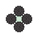 4x36WS (1-7-7+7-14) + FC STEEL WIRE ROPE