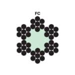 6x7(6-1) - FC STEEL WIRE ROPE