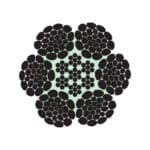 6x26WS(10-5+5-5-1)+IWRC STEEL WIRE ROPE