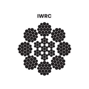 8x19W(6+6-6-1)+IWRC STEEL WIRE ROPE