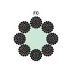 8X49WS (16-8+8-8-8-1)+FC STEEL WIRE ROPE