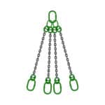 four leg chain sling end fitting with masterlink ksa