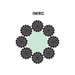 8X26SW (1-5-5+5-10)+IWRC STEEL WIRE ROPE