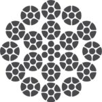 K-19x7 (6-1)+WSC STEEL WIRE ROPE