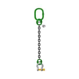 ONE LEG CHAIN SLING WITH BOW-SHAPED SHACKLE SCREW PIN