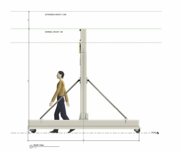 SINGLE GIRDER GANTRY CRANE-4