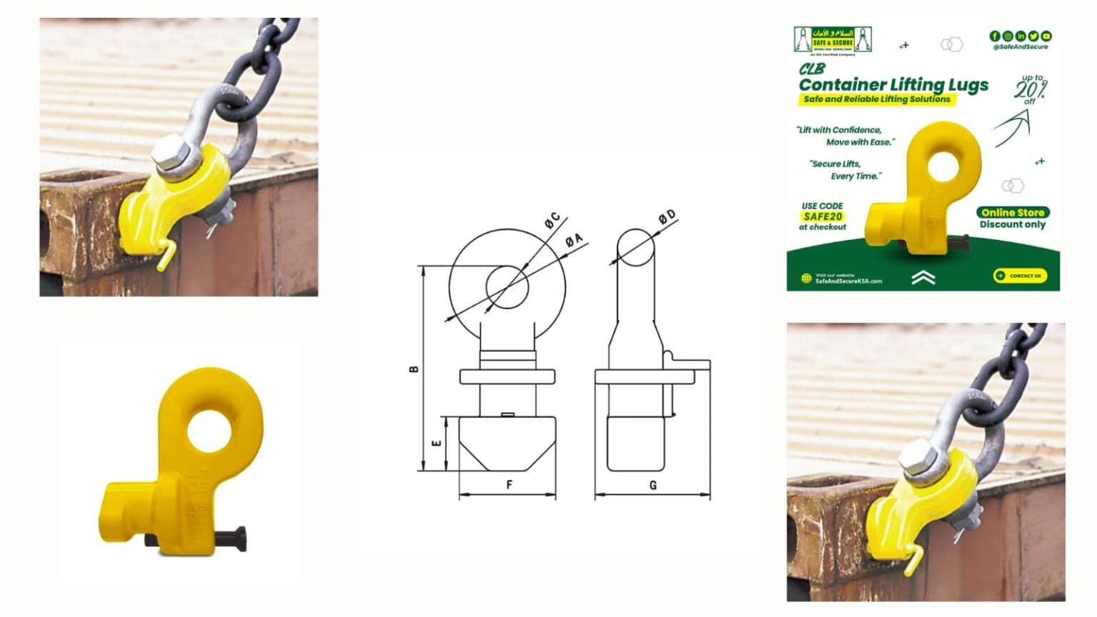 Rectangular Lifting Lugs Top 5 CLB Lifting Lugs for Shipping Yards and Industrial Sites - Safe ...