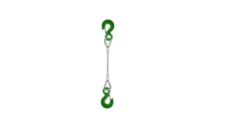 1-Leg Wire Rope Sling with Eye Hooks: A Compact Solution for Heavy Lifting