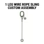 1 leg steel wire rope sling in saudi arabia by sstc