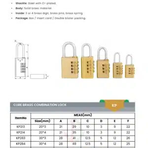 cube brass combination lock 3 cube-brass-combination-lock-saudi-arabia