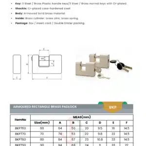 armoured-rectangle-brass-padlock-datasheet-saudi-arabia